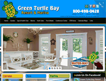 Tablet Screenshot of greenturtlebay.com